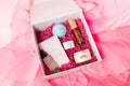 The Glow gift box, open