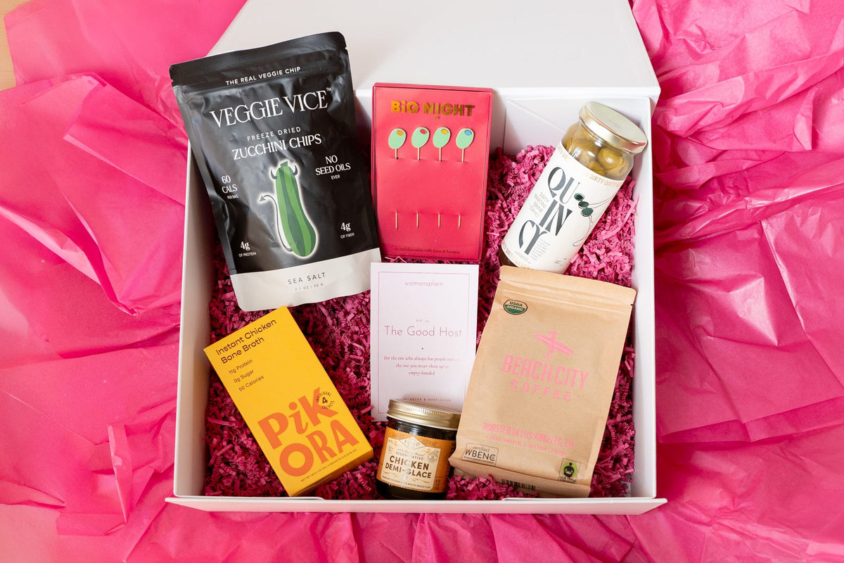 The Good Host gift box, open