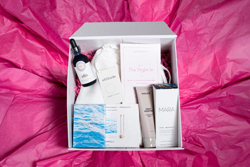 The Night In gift box, open