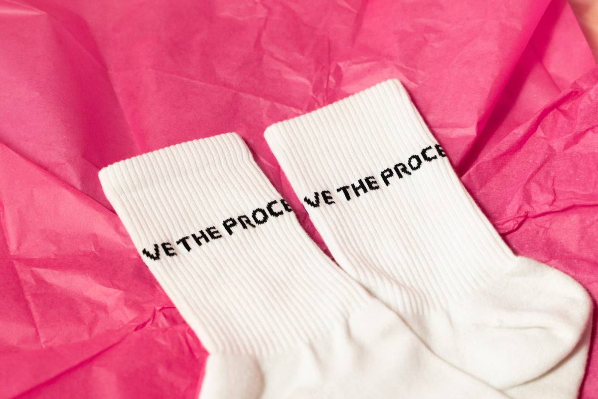 Live The Process Raw Cotton Sports Socks